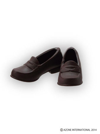 Soft Vinyl Coin Loafers (Brown), Azone, Accessories, 4580116046230